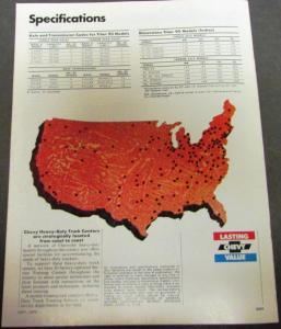 1975 Chevrolet Chevy Titan 90 Truck Dealer Sales Brochure Original