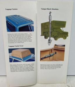 1976 Chevy Truck Dealer Accessories Brochure Catalog Pickup Blazer Sm Version