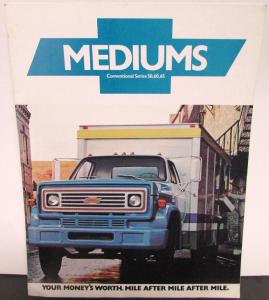 1976 Chevrolet Mediums Conventional Cab 50 60 65 Truck Dealer Brochure Original