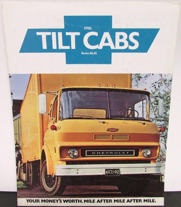 1976 Chevrolet Tilt Cab Series 60 65 Truck Dealer Sales Brochure Original
