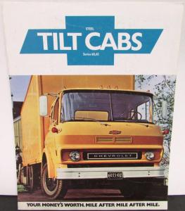 1976 Chevrolet Tilt Cab Series 60 65 Truck Dealer Sales Brochure Original