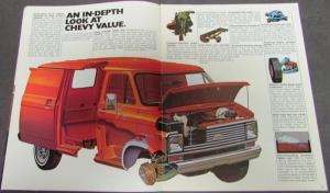 1976 Chevrolet Chevy Van Truck Dealer Brochure REVISED