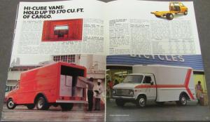 1976 Chevrolet Chevy Van Truck Dealer Brochure REVISED
