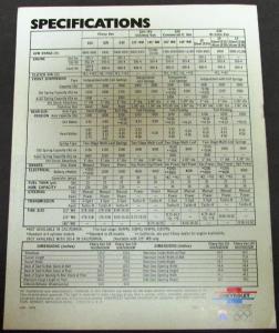 1976 Chevrolet Chevy Van Truck Dealer Brochure REVISED