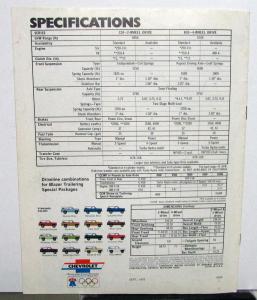 1976 Chevy Blazer Chevrolet Truck Dealer Sales Brochure Original