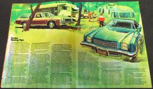 1976 Chevy Trailering Guide Camper Truck El Camino Blazer Vans Sales Brochure