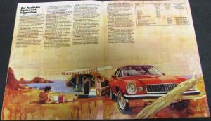1976 Chevy Trailering Guide Camper Truck El Camino Blazer Vans Sales Brochure