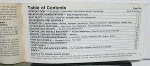 1975 Plymouth Trail Duster Sport Utility Truck Owners Manual Original