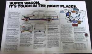 1977 Chevy Suburban Color Sales Brochure Original