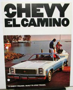 1977 Chevrolet Chevy El Camino Truck Dealer Brochure Original