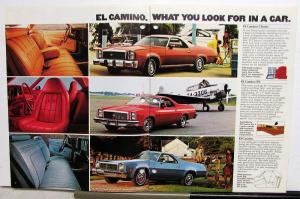 1977 Chevrolet Chevy El Camino Truck Dealer Brochure Original