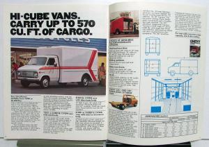 1977 Chevy Vans Color Sales Brochure Original Chevrolet GM Trucks Dealer