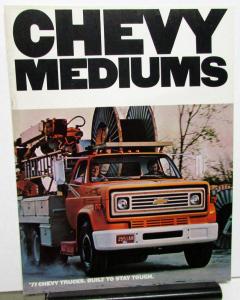 1977 Chevrolet Mediums Series 50 60 65 Truck Brochure Conventional & Tandem