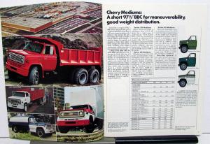 1977 Chevrolet Mediums Series 50 60 65 Truck Brochure Conventional & Tandem