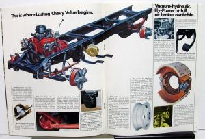 1977 Chevrolet Mediums Series 50 60 65 Truck Brochure Conventional & Tandem