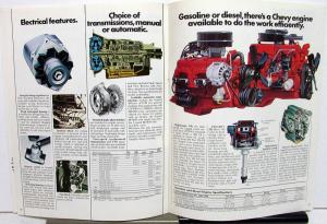 1977 Chevrolet Mediums Series 50 60 65 Truck Brochure Conventional & Tandem