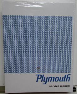 1966 Plymouth Shop Service Manual Hemi Belvedere Satellite Barracuda Sport Fury