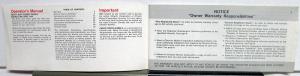 1968 Dodge Truck 800 - 1000 Owners Manual Instructions Original