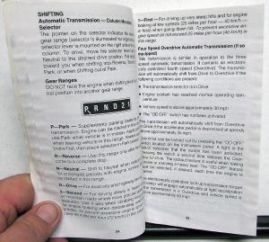 1988 Dodge Dakota Pickup Truck Owners Manual Original
