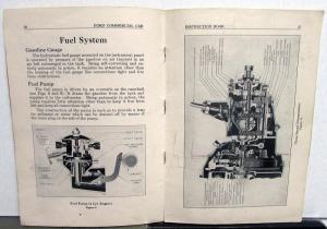 1933 Ford Commerical Car & Pickup Truck V8 4 Cylinder Owners Manual Original
