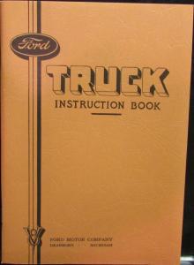 1935 Ford V8 4 Cylinder Pickup Trucks Owners Manual Reproduction