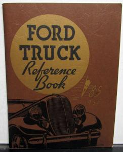 1937 Ford 85 V8 Pickup Trucks Owners Manual Reference Book Reproduction