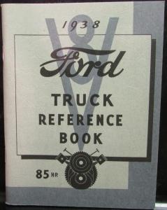 1938 Ford 85 HP V8 Pickup Trucks Owners Manual Reference Book Reproduction