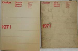 1971 Dodge Service Manual Hemi 440 6Pack Challenger Dart Charger Coronet R/T