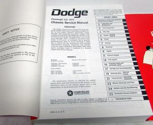 NOS Mopar 1974 Dodge Shop Service Manual Hemi Challenger Dart Charger Coronet