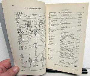 1944 Ford 100 HP V8 494T School Bus Truck Operator Owner Manual ORIGINAL