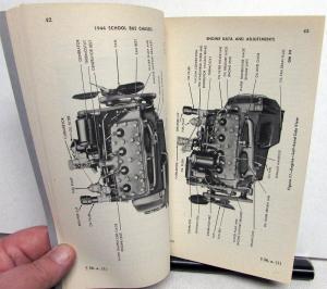 1944 Ford 100 HP V8 494T School Bus Truck Operator Owner Manual ORIGINAL