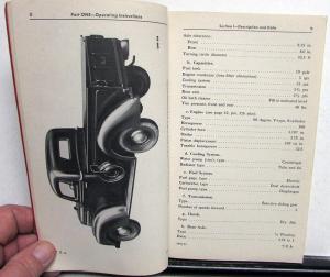 1945 Ford Commercial Car 59C Truck Operator Owner Manual ORIGINAL