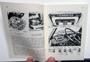1955 Ford Triple Economy Truck Operator Owner Manual Reproduction Pickup