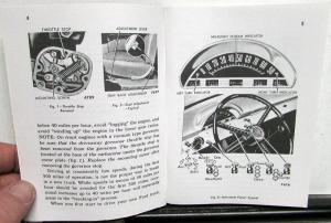1956 Ford Triple Economy Truck Operator Owner Manual REPRODUCTION Pickup
