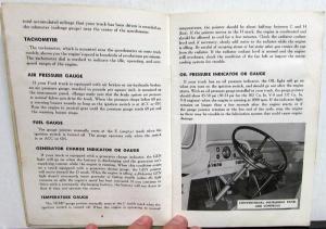 1957 Ford Truck Operators Owners Manual ORIGINAL & Pickup