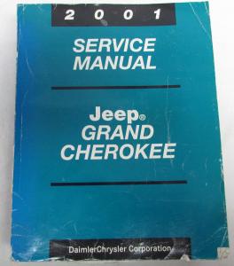 2001 Jeep Grand Cherokee Dealer Service Shop Repair Manual Original