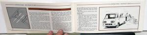 1967 Ford Econoline Falcon Club Wagon Truck Owners Manual ORIGINAL