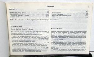 1973 Ford 500-700 / 6000-7000 Series Truck Gas Diesel Operators Manual ORIGINAL