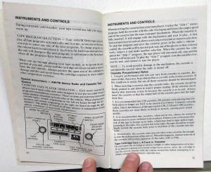 1978 Ford Econoline & Club Wagon Owners Manual ORIGINAL