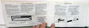 1972 Ford Tuck 800 900 8000 9000 Series Owners Manual ORIGINAL