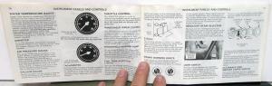 1972 Ford Tuck 800 900 8000 9000 Series Owners Manual ORIGINAL