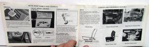 1972 Ford Tuck 800 900 8000 9000 Series Owners Manual ORIGINAL