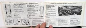 1972 Ford Tuck 800 900 8000 9000 Series Owners Manual ORIGINAL