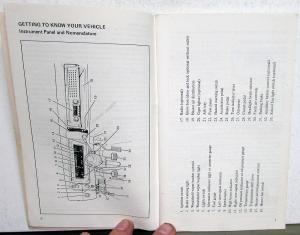 1974 Ford Econoline & Club Wagon Truck Owners Manual ORIGINAL