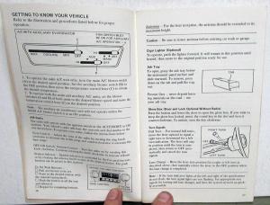 1974 Ford Econoline & Club Wagon Truck Owners Manual ORIGINAL