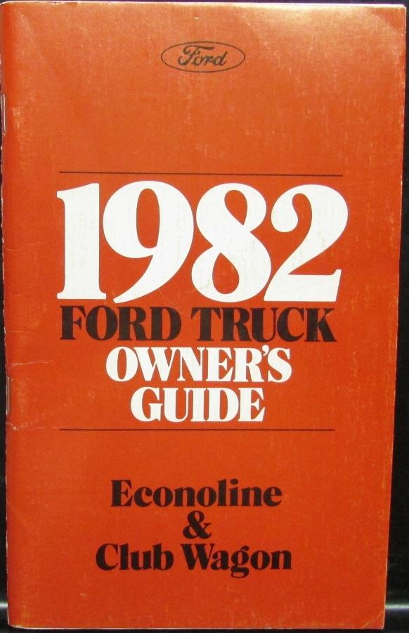 Ford club wagon owners manual #6