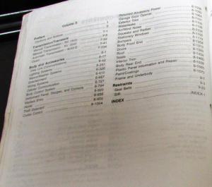 2000 Chevrolet GMC Olds Service Manual S/T S10 Blazer Sonoma Jimmy Envoy Bravada