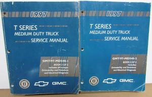 1997 Chevrolet GMC Service Shop Manual T Series Medium Duty Truck Repair