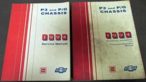 1994 Chevrolet GMC Dealer Service Shop Manual Set P3 & P/G Chassis