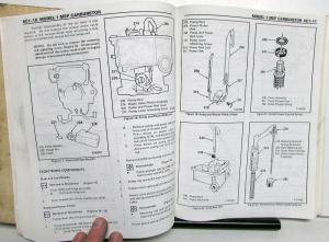 1987 Chevrolet Dealer Service Shop Manual Set Medium Duty Truck Repair